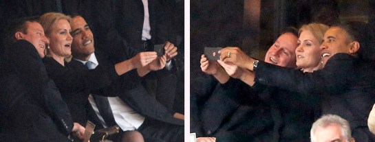 Obama Selfie, Nelson Mandela Memorial, 2013